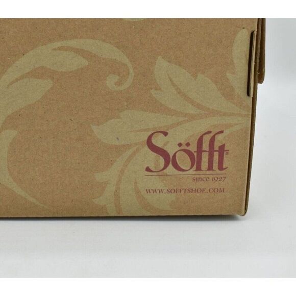 Sofft Womens Size 11 Cali Ginger Tan Suede Wedge Open Toe Floral Sandals Shoes - Picture 11 of 13